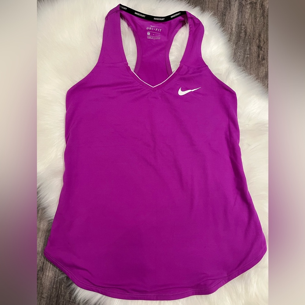 6/$32🛍️ Nike | Purple Dri-Fit Nikecourt Racerback Tank, S
